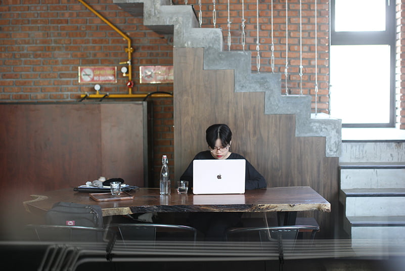 Không gian cà phê làm việc tại Đà Nẵng