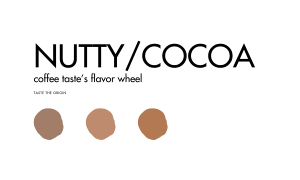 Nutty/Cocoa – Vòng Tròn Hương Vị Cà Phê