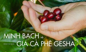 Minh bạch về giá cà phê Gesha