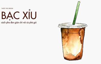 Cách pha bạc xỉu nóng đơn giản chỉ bằng cà phê gói