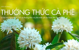 Cơ hội trải nghiệm, du lịch và thưởng thức cà phê miễn phí tại Buôn Ma Thuột