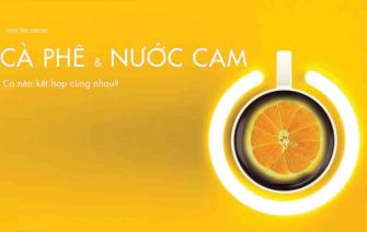 Có nên dùng chung cà phê và nước cam?