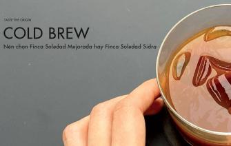 Should choose Finca Soledad Sidra or Finca Soledad Mejorada for cold brew