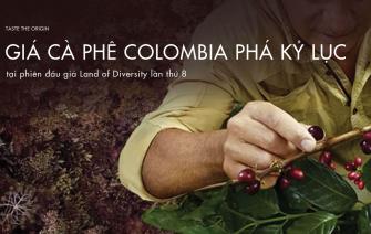 Các lô cà phê đấu giá tại Land of Diversity lần thứ 8 của Colombia phá kỷ lục về giá