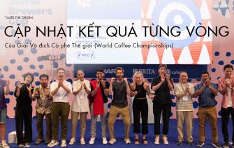 Cập nhật kết quả từng vòng của Giải Vô địch Cà phê Thế giới 2023 (World Coffee Championships)