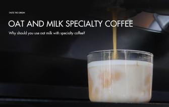 Why should you use oat milk with specialty coffee?