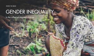 Why is it important to address gender inequality in the coffee industry?