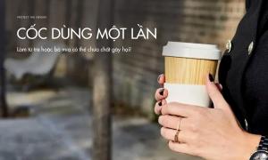 Cốc dùng một lần làm từ tre hoặc bã mía có thể chứa chất gây hại!