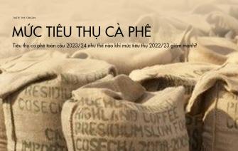 Tiêu thụ cà phê toàn cầu 2023/24 như thế nào khi mức tiêu thụ 2022/23 giảm mạnh?