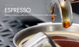 Explore research on Espresso coffee extraction from the German Coffee Association
