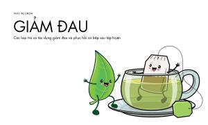 Các loại trà có tác dụng giảm đau và phục hồi cơ bắp sau tập luyện