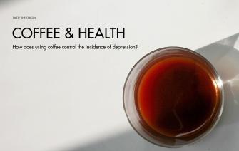 How does using coffee control the incidence of depression?