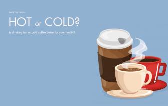 Is drinking hot or cold coffee better for your health?