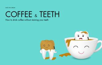 How to drink coffee without staining your teeth