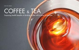 Surprising health benefits of drinking coffee with a glass of iced tea