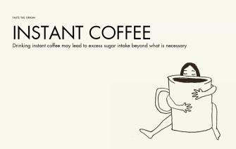 Drinking instant coffee may lead to excess sugar intake beyond what is necessary