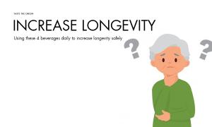 Using these 4 beverages daily to increase longevity safely