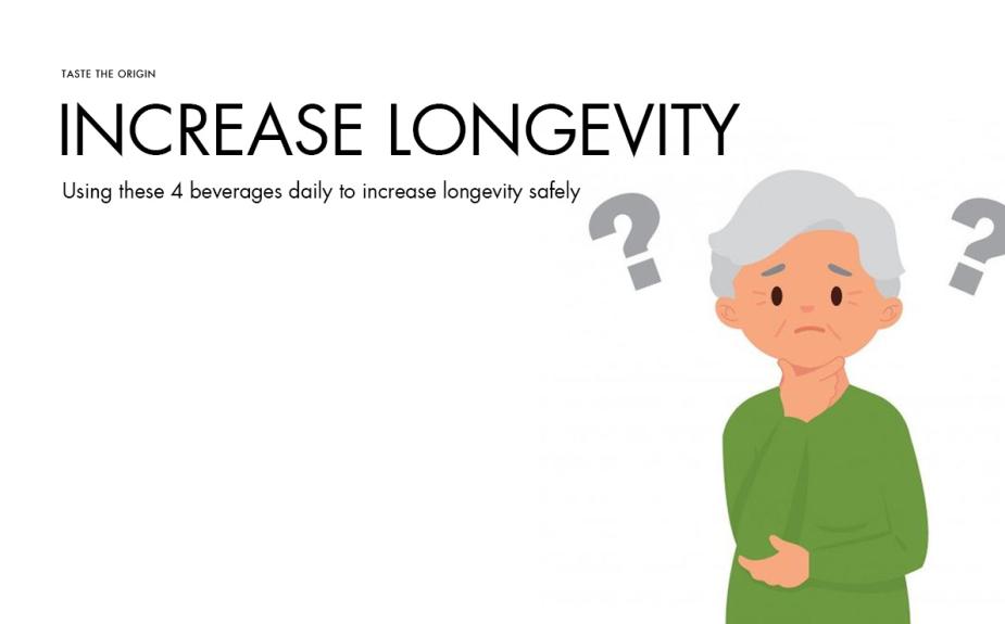 Using these 4 beverages daily to increase longevity safely