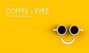 How does coffee affect the eyes?