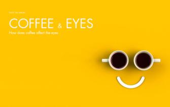 How does coffee affect the eyes?