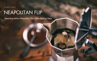 The interesting steps of making Neapolitan Flip coffee