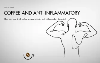 How can you drink coffee to maximize its anti-inflammatory benefits?
