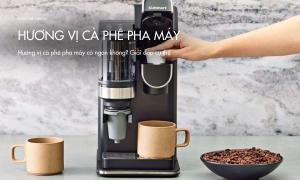 Hương vị cà phê pha máy có ngon không? Giải đáp cụ thể