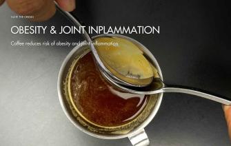 Coffee reduces risk of obesity and joint inflammation