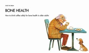 How to drink coffee safely for bone health in older adults