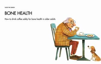 How to drink coffee safely for bone health in older adults