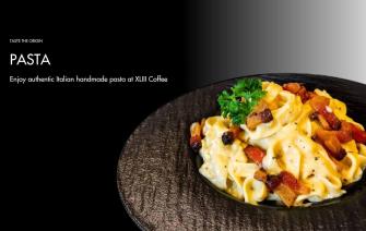 Enjoy authentic Italian handmade pasta at XLIII Coffee