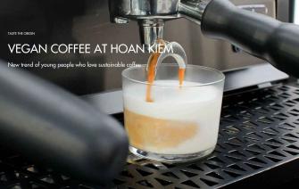 Vegan/plant-based cafe in Hoan Kiem for green coffee lovers