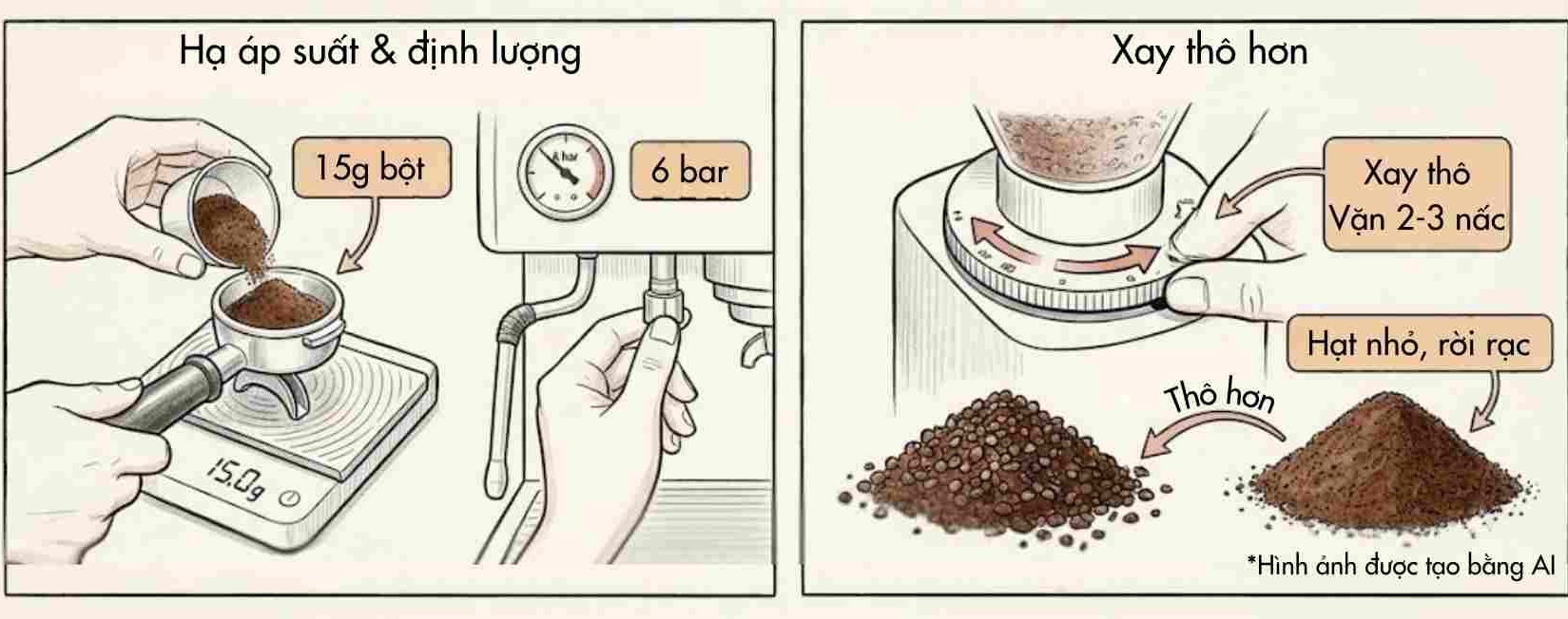 Turbo shot espresso