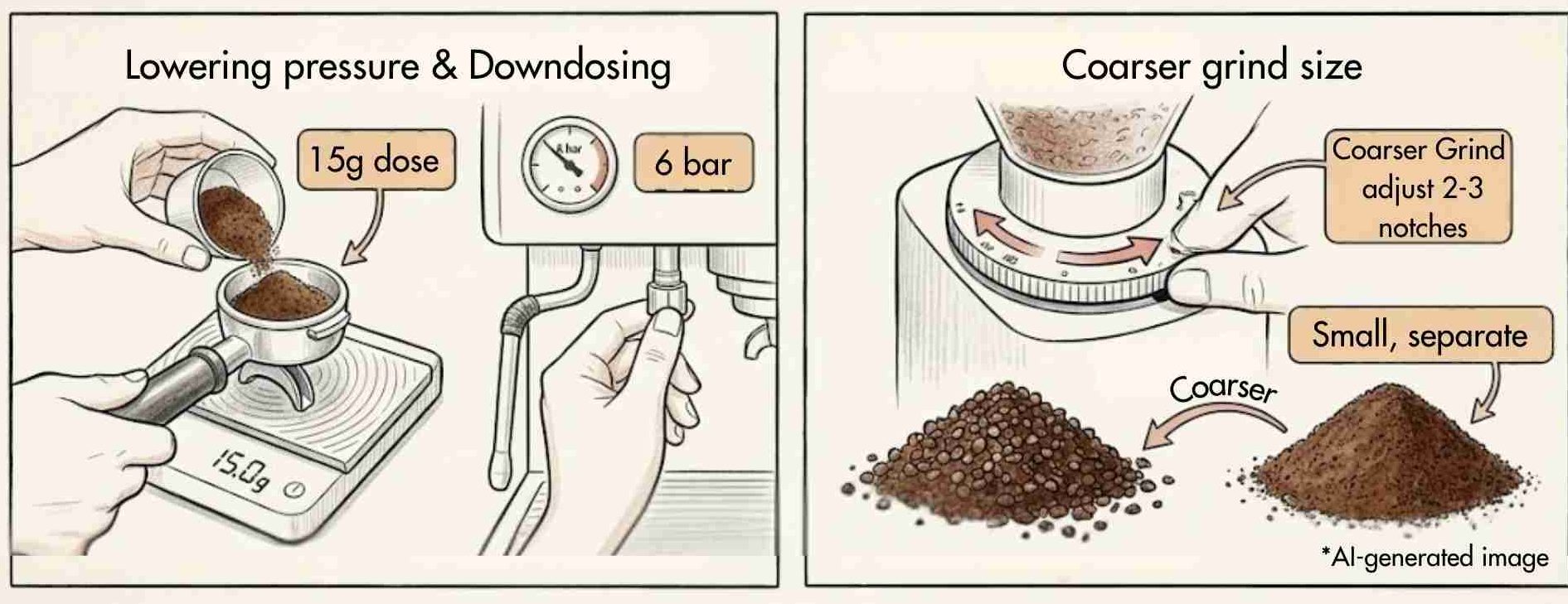 Turbo shot espresso