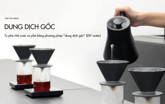 Tự pha chế nước cà phê bằng phương pháp “dung dịch gốc” (DIY water)