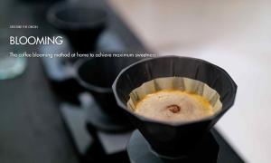 Blooming coffee at home for maximum sweetness
